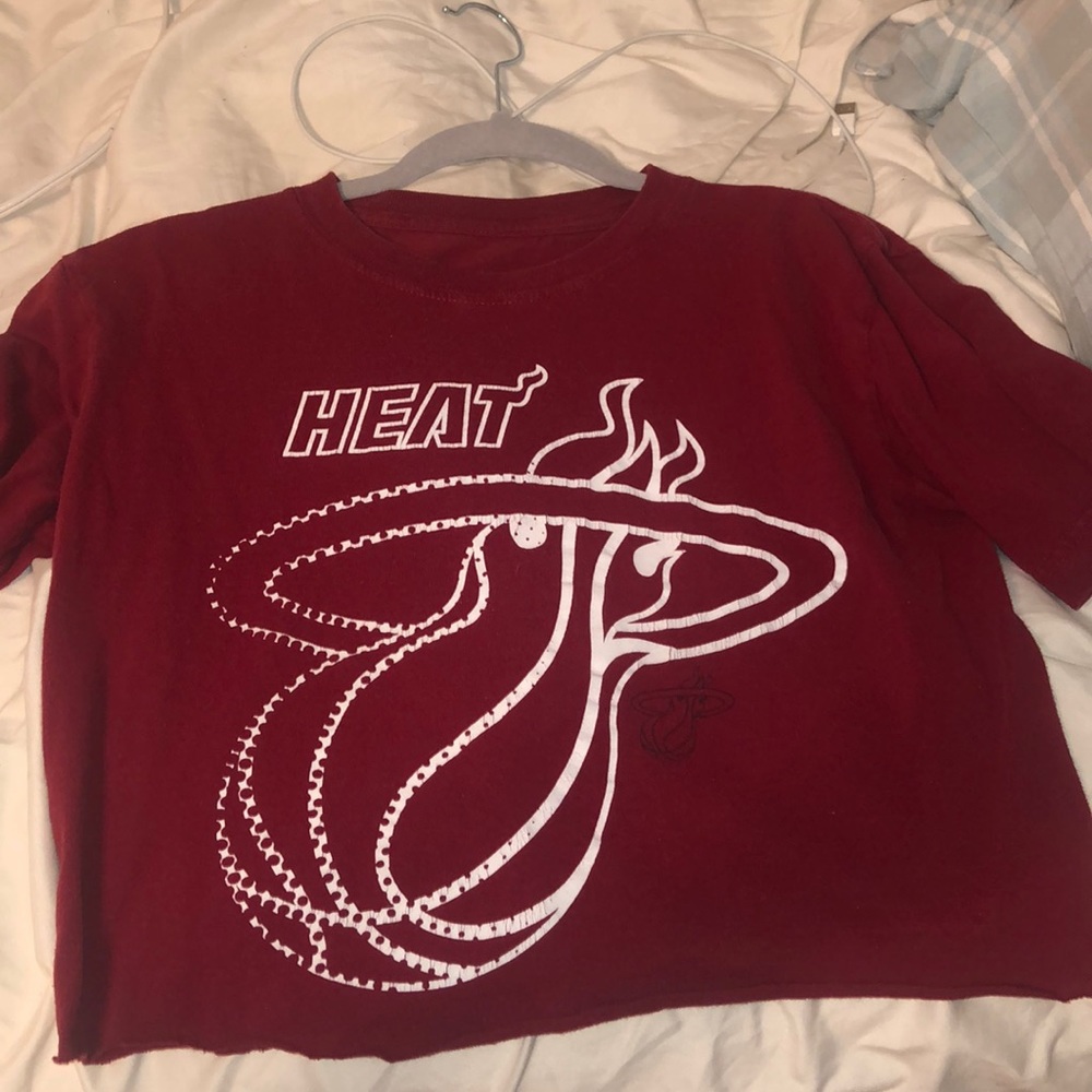 Vintage Miami Heat crop top